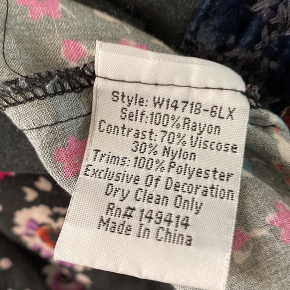 New Johnny Was work shop collection dice 2X top - Picture 12 of 12